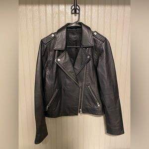 Women’s lucky brand Classic Leather Moto Jacket